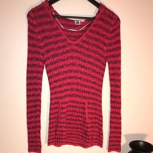 Stripped knitted sweater